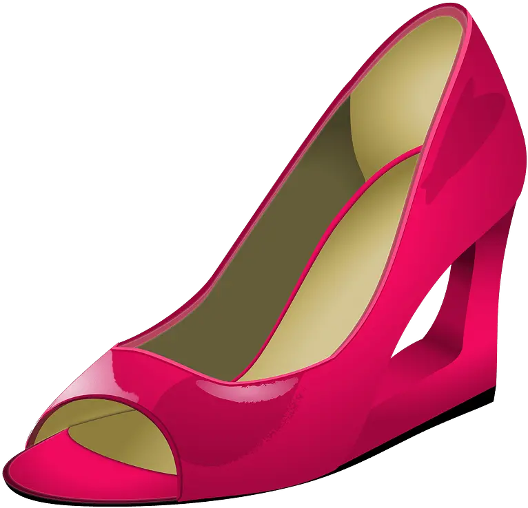 Pink High Heel Clipart Shoe Png Heel Png