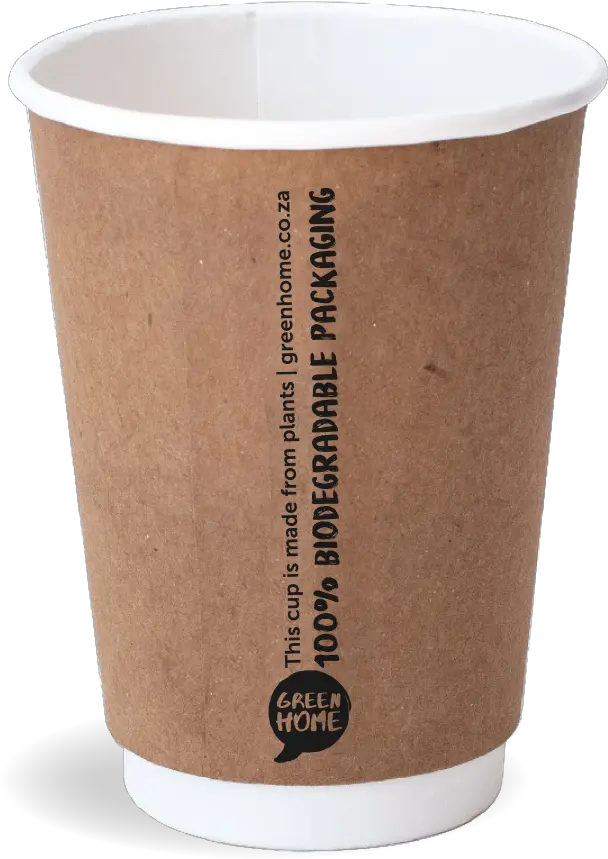 250ml Double Walled Compostable Kraft Png Cup