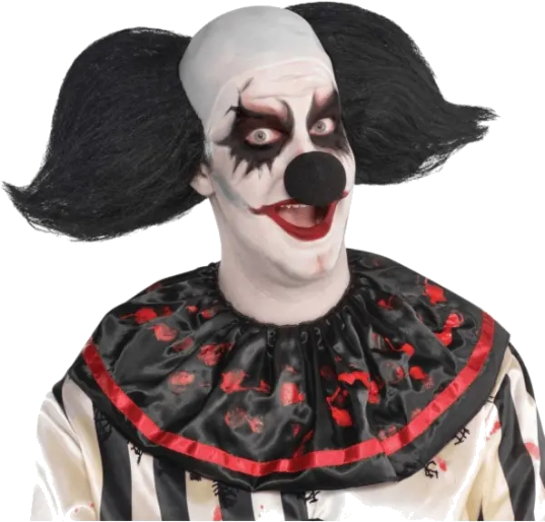 Download Amscan Mens Halloween Black Clown Png Clown Wig Png