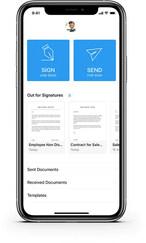 Zoho Sign Mobile App Free Esignature App Share Icloud Storage With Family Png Cell Phone Icon Email Signature