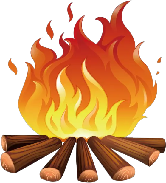 Burning Firewood Transparent Background Png Mart Exothermic Reaction Clipart Cross Out Transparent Background