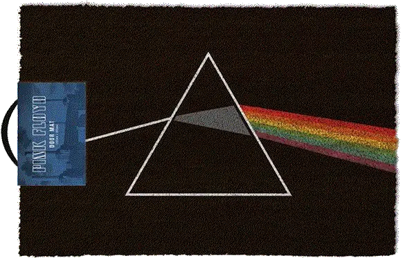 Pink Floyd Dark Side Of The Moon Doormat Pink Floyd Doormat Png Pink Floyd Png