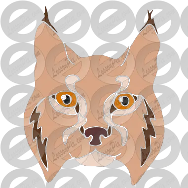 Lynx Stencil For Classroom Therapy Use Great Lynx Clipart Png Lynx Icon