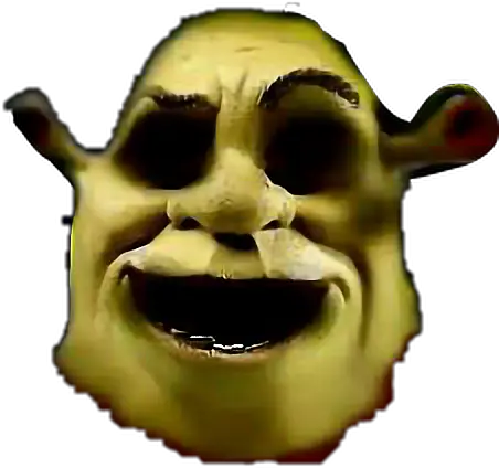 Download Ahhhhh Spooky Scary Shrek Shrekisloveshrekislife Scary Shrek Png Memes Transparent Background