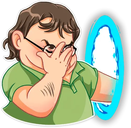 Gabe Newell Telegram Sticker Png Gabe Newell Png