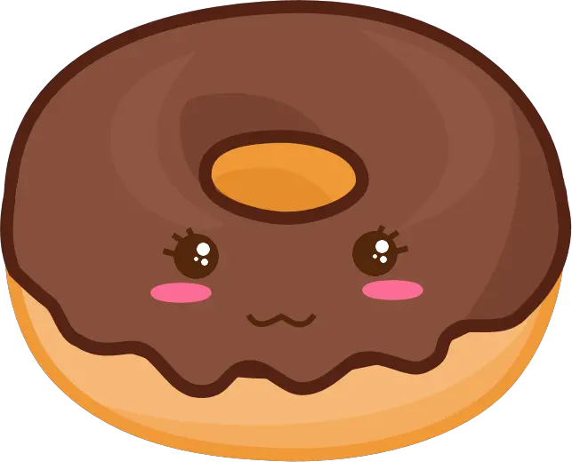 Chocolate Kawaii Png Transparent Images Dibujos De Donas Kawaii Kawaii Png