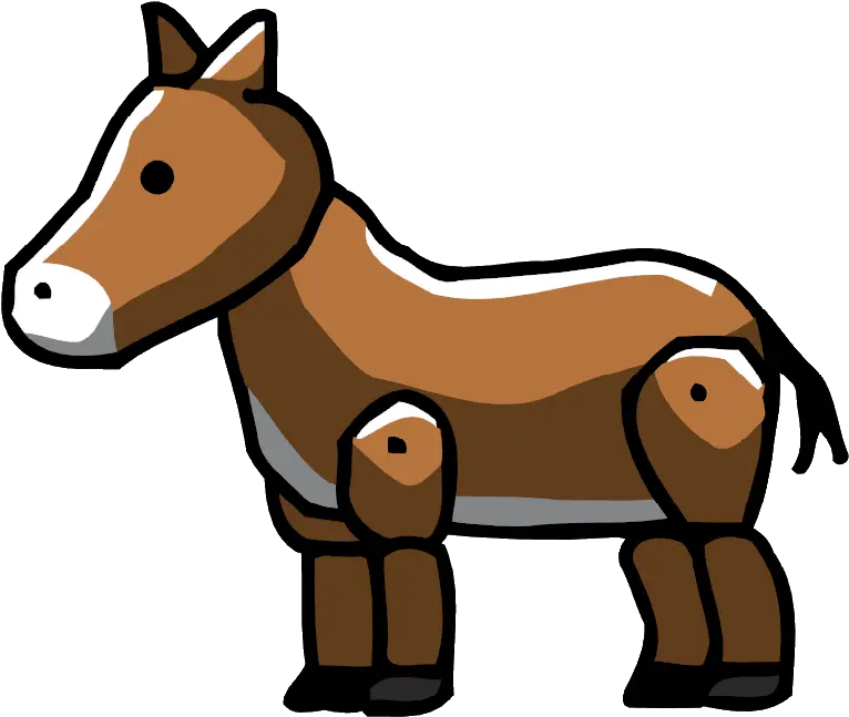 Scribblenauts Donkey Transparent Png Stickpng Scribblenauts Horse Png Donkey Transparent