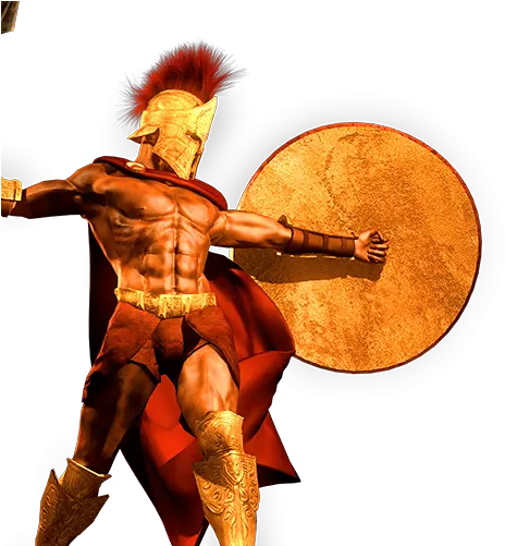 Fortunes Of Sparta Play To The Blueprint Gaming Slot Machine Character Slot Game Png Spartan Png