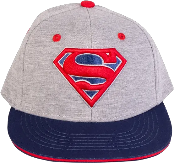 Dc Comics Superman Logo Grey Cap Baseball Cap Png Red Superman Logo
