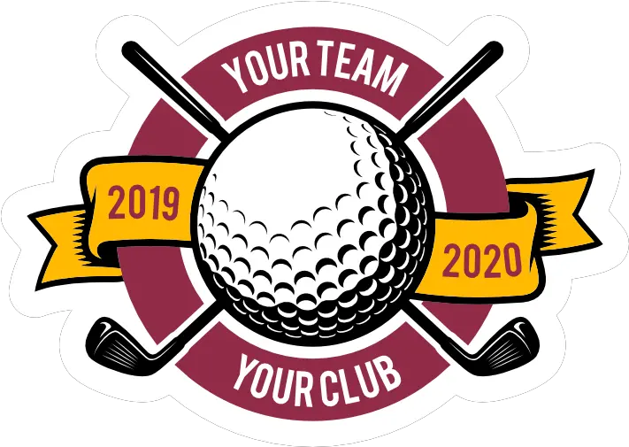 Golf Clubs Crossed Sticker For Golf Png Golf Icon Crossed Clubs