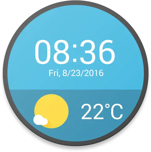 Material Weather Watch Faces Watch Face Weather Png Weather Icon For Blackberry