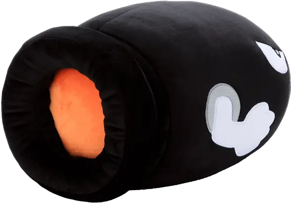 Nintendo Mario Kart Bullet Bill Plush Cushion Png Bullet Bill Png