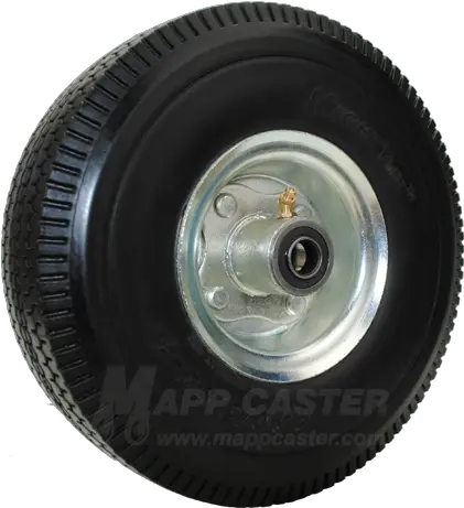 10 X 3 410350 4 Flat Free Hand Truck Wheel With 214 Offset Hub Synthetic Rubber Png Inch Icon