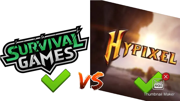 Survival Games Vs Hypixel Survivalgames Hypixel Png Hypixel Logo Transparent