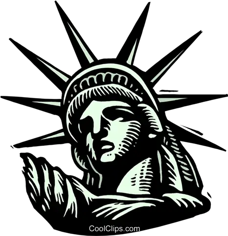 Statue Of Liberty Royalty Free Vector Clip Art Illustration Statue Of Liberty Clipart Png Statue Of Liberty Transparent