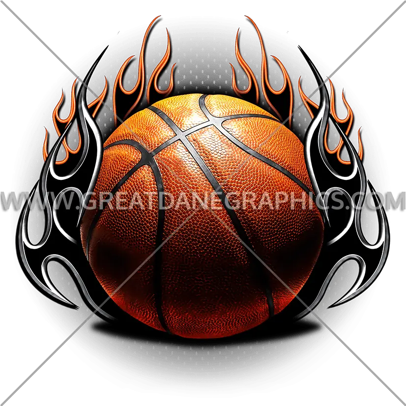 Basketball Tribal Flames Basketball Tribal Flames Design Png Flaming Basketball Png