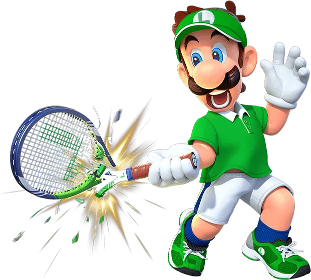 Mario Tennis Aces Luigi Mario Tennis Aces Bulge Png Mario Tennis Aces Logo