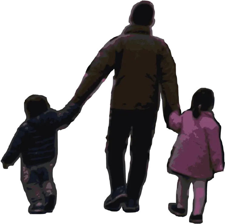 Standinginteractionsilhouette Png Clipart Royalty Free Holding Hands Father And Son Png