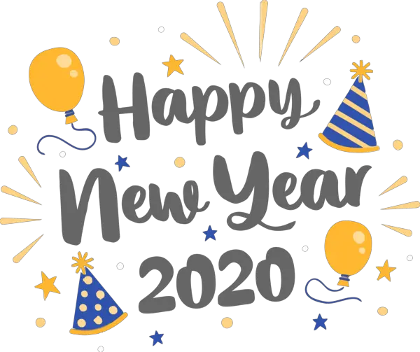 Hifi Nepal Wishes Happy New Year 2020 Clip Art Png New Years Hat Transparent