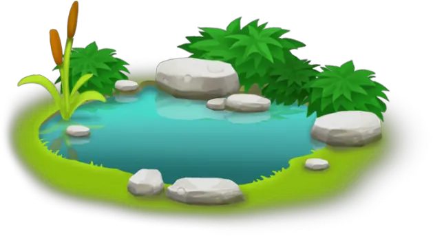 Lake Clipart Lily Pad Pond Transparent Pond Clipart Transparent Background Png Lily Pad Png