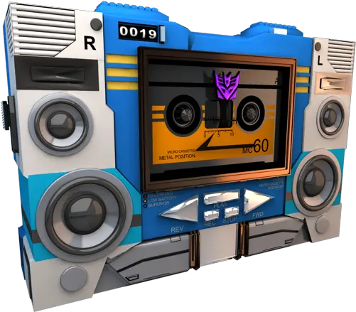 Transformers Soundwave Tape Side Icon Soundwave Boombox Png Soundwave Png