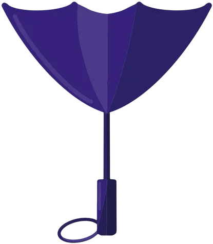 Blue Umbrella Upside Down Illustration Transparent Png Upside Down Umbrella Transparent Umbrella Clipart Png