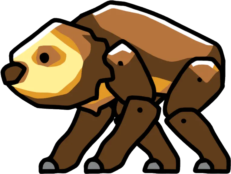 Scribblenauts Sloth Transparent Png Stickpng Scribblenauts Animals Png Sloth Png