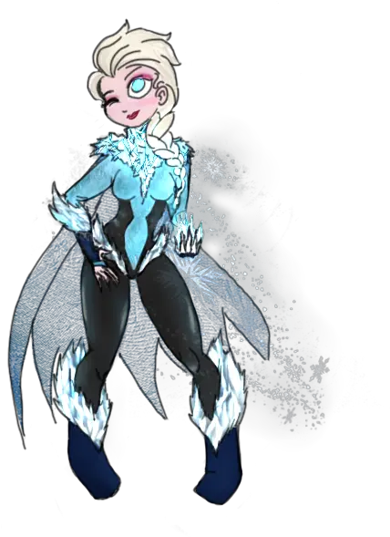 Killer Elsa By Flamingredzombie Killer Frost And Elsa Png Killer Frost Png