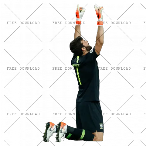 Alisson Becker Ai Png Image With Transparent Background Acrobatics Pistol Transparent Background