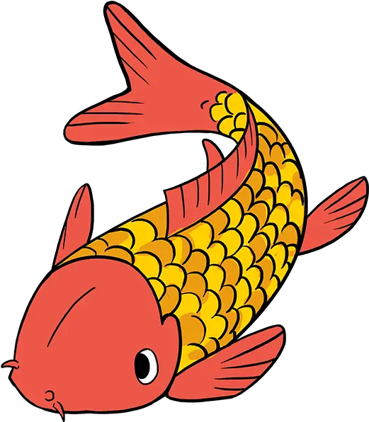 How To Draw A Koi Fish Really Easy Drawing Tutorial Koi Easy Koi Fish Draw Png Koi Fish Png