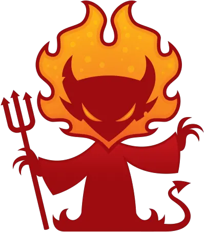 Printed Vinyl Red Devil Evil Satan Hell Stickers Factory Devil Art Png Devil Logo