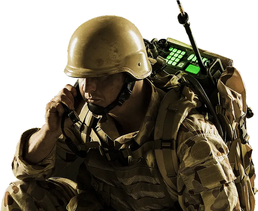 Military Soldier Transparent Image Soldier Radio Communication Png Military Png