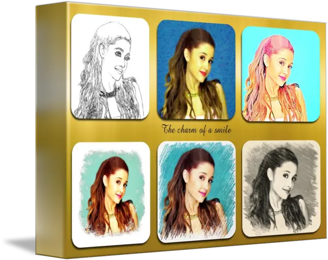 Ariana Grande Pop Star Celebrity Singer By Radiy Bohem Hair Design Png Pop Icon