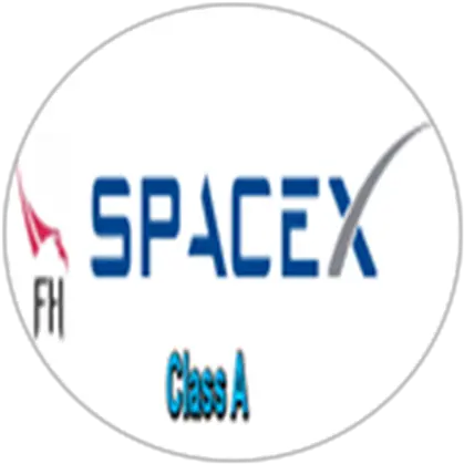 Spacex Falcon Heavy Dragon V2 Gamepass Class A Roblox Circle Png Falcon Heavy Logo