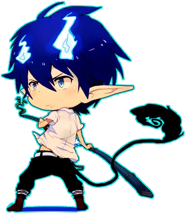 Ao No Exorcist In Rin Okumura Rin Okumura Chibi Png Rin Okumura Png