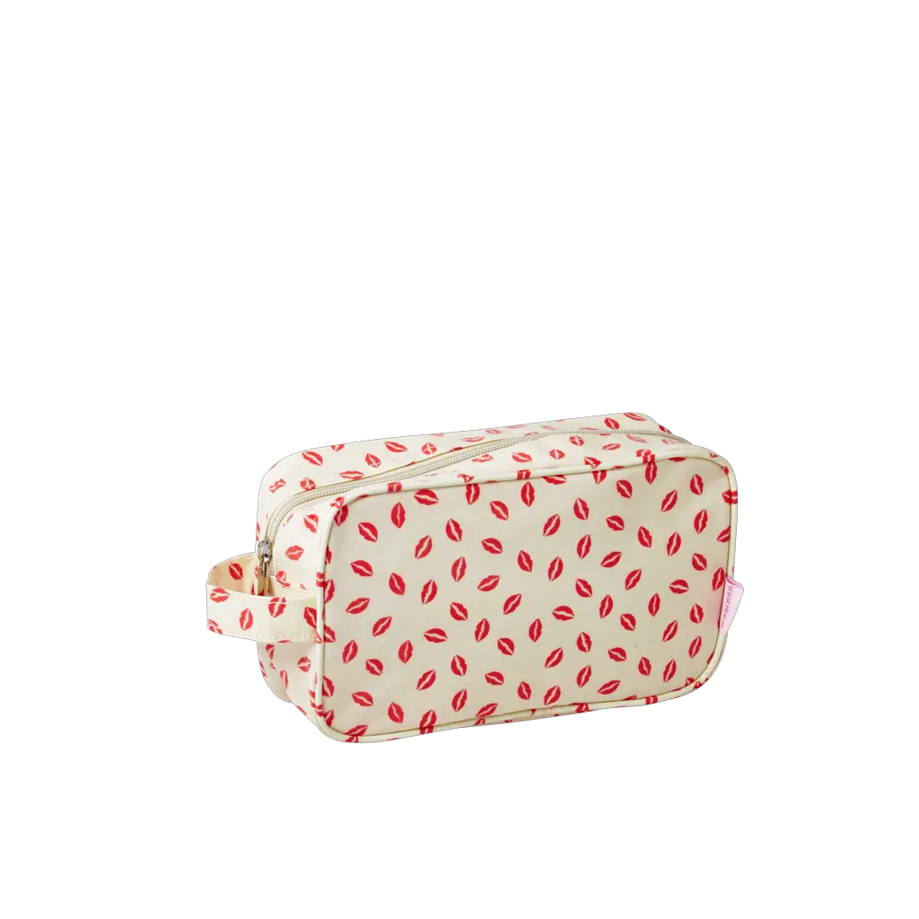 Dk Make Up Purse With Fun Lip Print Handbag Png Lip Print Png