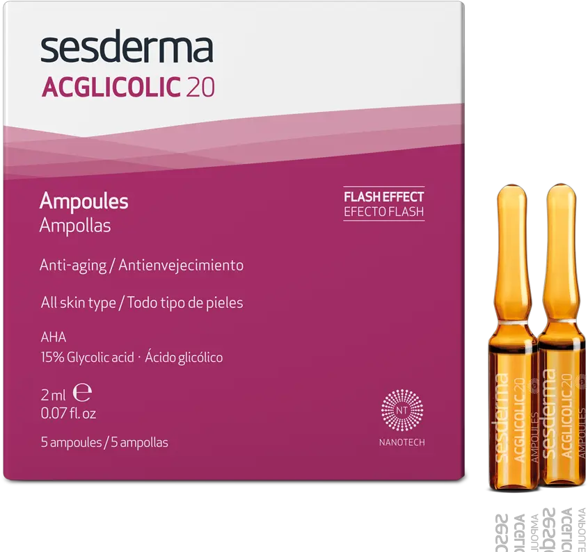 Acglicolic 20 Ampoules Peeling Effect Bullet Png Flash Effect Png