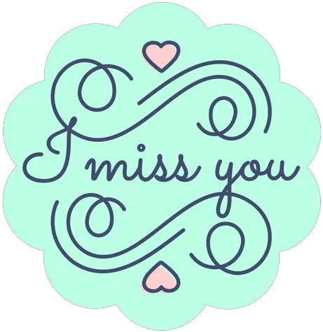 I Miss You Sticker Transparent Png U0026 Svg Vector File Hello Yellow Stickers Png