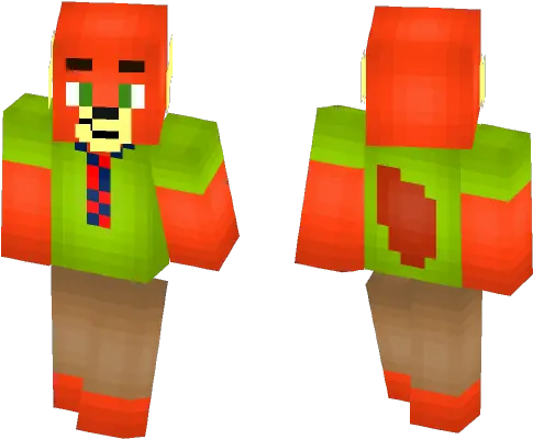 Nick Wilde Skin Girl Minecraft Tomboy Png Nick Wilde Png