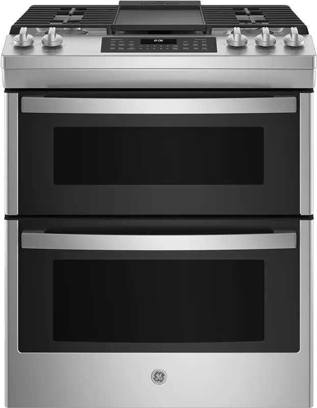 Front Control Gas Double Oven Range Ge Double Oven Gas Range Png Electrolux Icon Gas Range 30