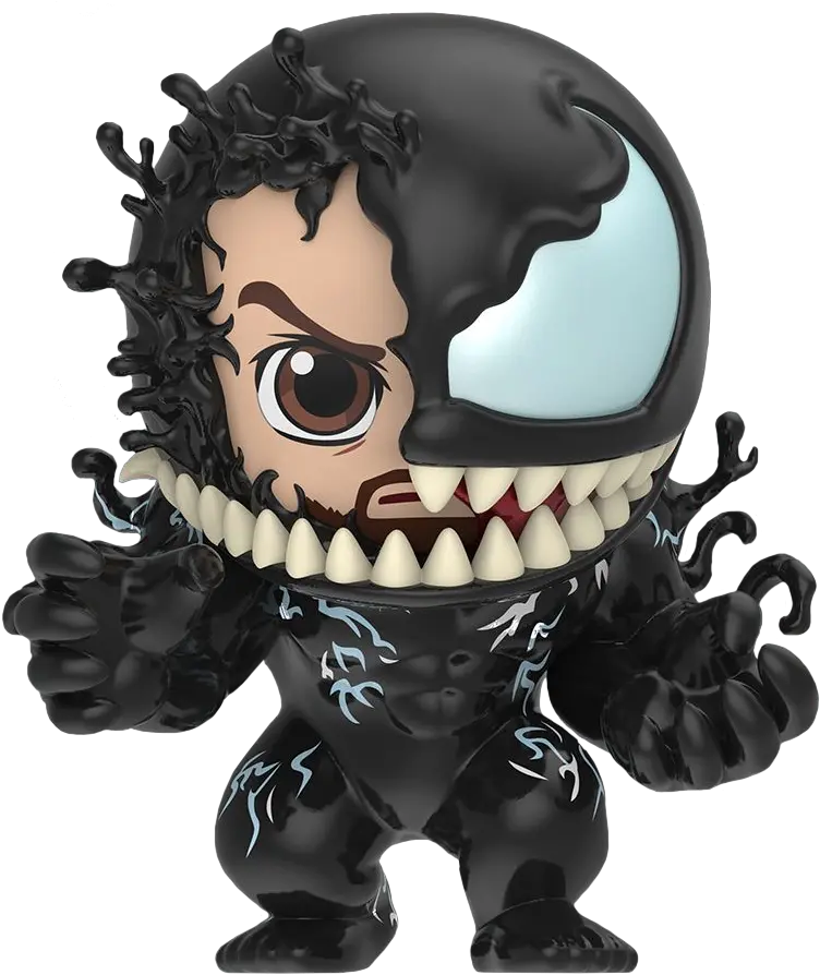 Venom U0026 Eddie Brock Cosbaby 375u201d Hot Toys Bobble Hot Toys Cosbaby Venom Png Venom Png