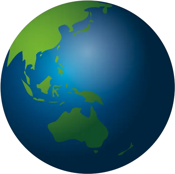 Globe Showing Asia Earth Png Earth Emoji Png