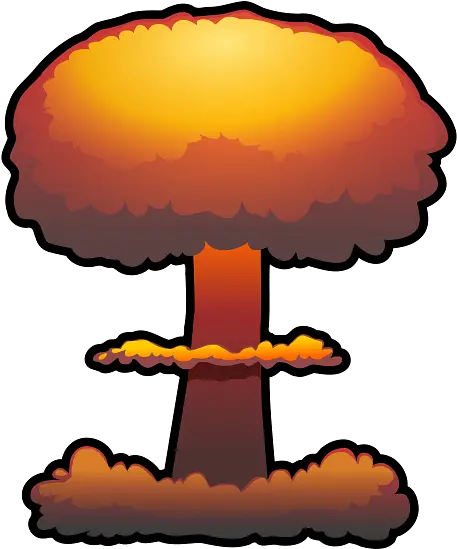 Nuclear Mushroom Cloud Transparent Png Nuke Explosion Clipart Mushroom Cloud Png