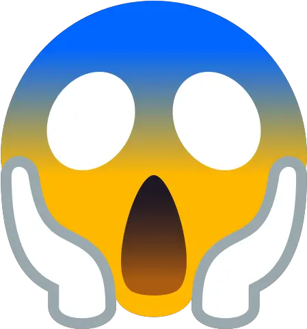 Emoji Face That Screams Out In Fear Emoji Peur Png Scared Emoji Transparent