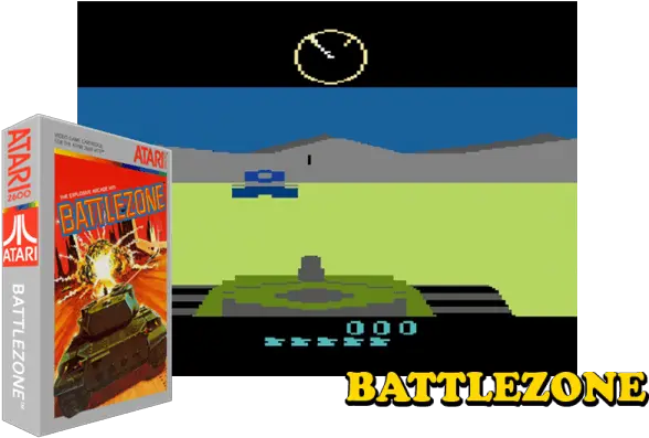 Battlezone Screenshot Png Atari 2600 Logo