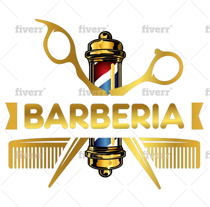 Design An Awesome Barbershop Logo By Mananbashir Graphic Design Png Barbershop Logo
