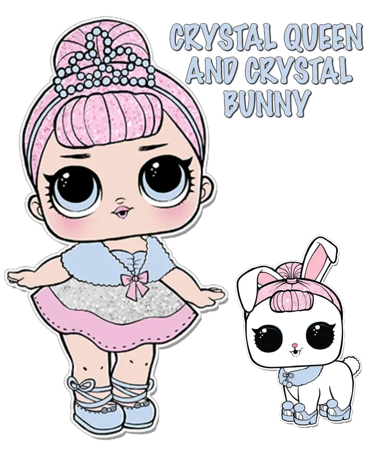 Lol Png Lol Doll Coloring Pages Page Color Your Lol Crystal Queen Lol Doll Lol Png