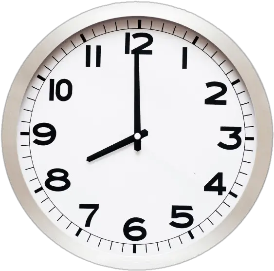 Eight Oclock Transparent Png Clock Png Clock Transparent Png