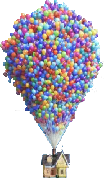 Up Movie Transparent Png Clipart Free Up House With Balloons Transparent Up Balloons Png
