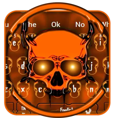 Hell Skull 3d Keyboard Aplicacions A Google Play Skull Png Skull Emoji Transparent